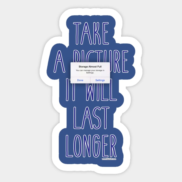 Take A Picture Sticker by Tshirtfort